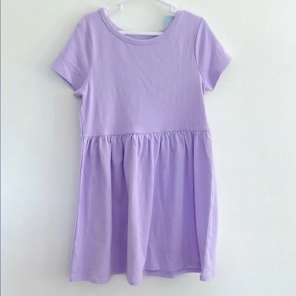 Cat & Jack | Dresses | Cat Jack Purple Peplum Sundress Casual Short Sleeve  | Poshmark